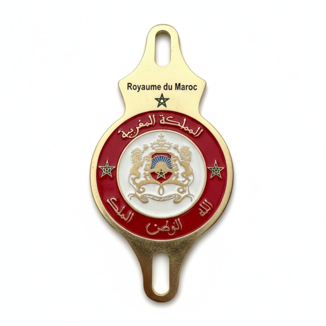 Écusson Royal Marocain – Edition Blanche Classique