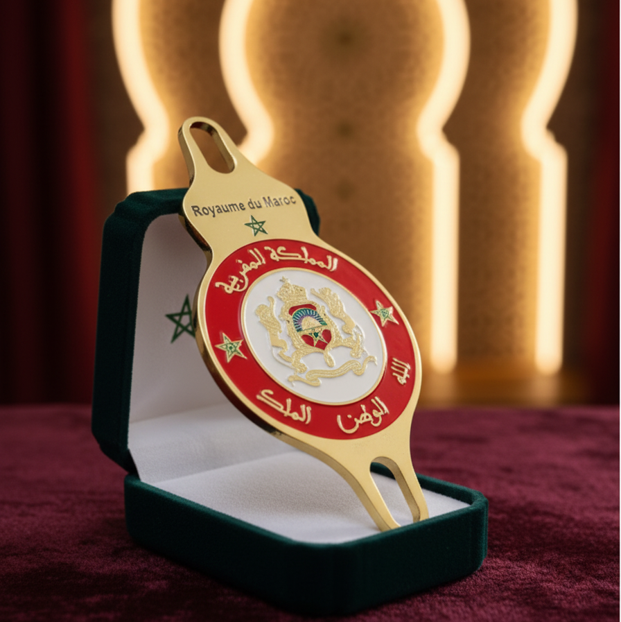 Écusson Royal Marocain – Edition Blanche Classique